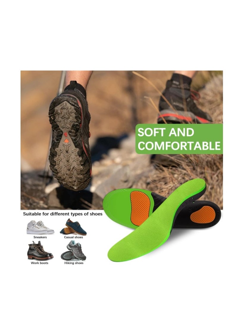 OASIS-TH Heavy Duty Orthotics Insoles For Flat Feet, Breathable Comfort Flat Feet Insoles, Arch Support to Reduce Feet Pain Size L Men 10-12 Women 11-13 - Image 5