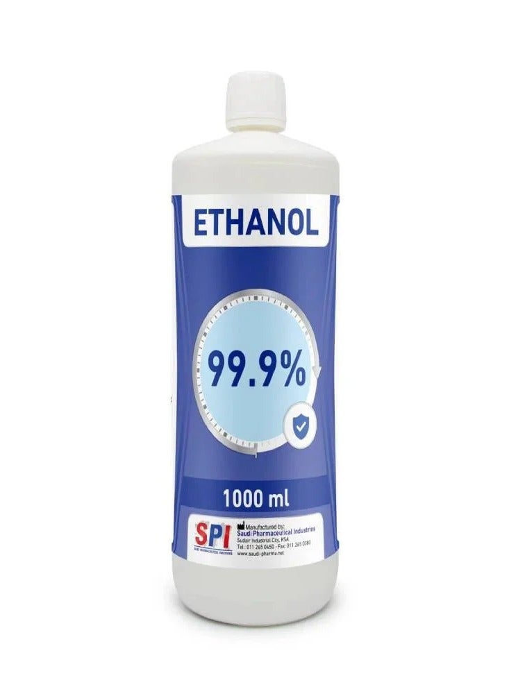 SPI Ethanol Alcohol 99.9% Antiseptic, Disinfectant and Rubefacient For Quick Drying and General Disinfecting 1000 ml 4. 
