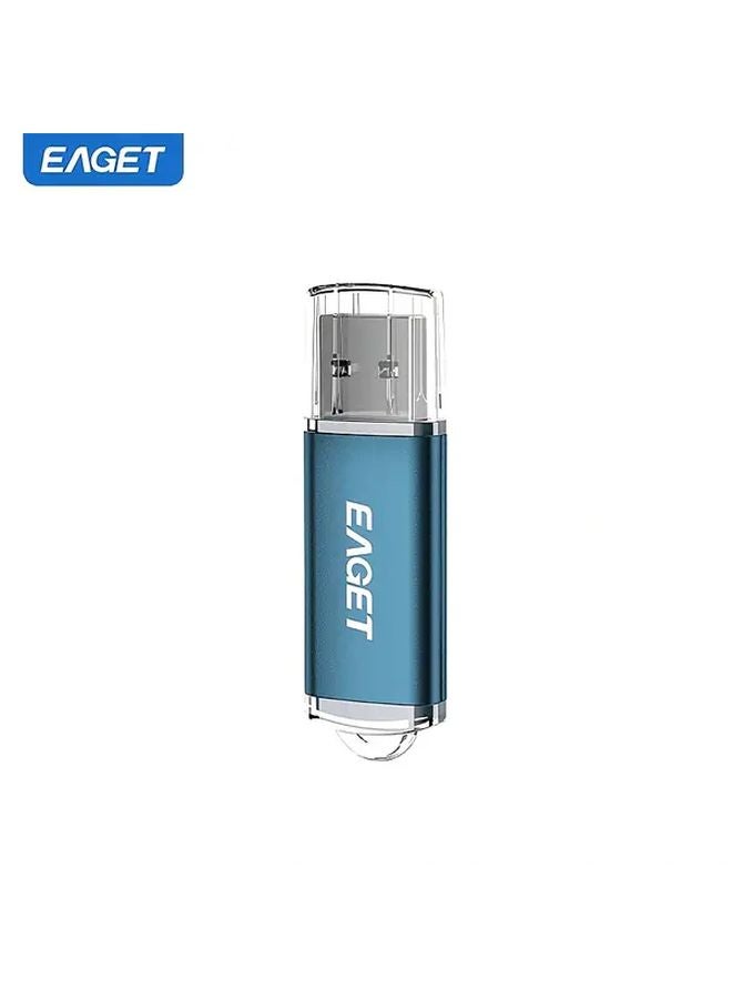 64 جيجابايت Eaget محرك أقراص فلاش USB 2.0 مع مؤشر LED لأجهزة الكمبيوتر وأجهزة الكمبيوتر المحمولة - Image 1
