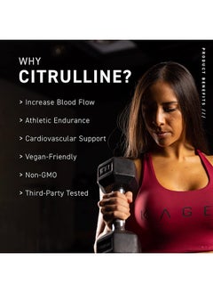 KAGED MUSCLE Premium L-Citrulline Powder, Enhance Muscle Pumps, Improve Muscle Vascularity, Nitric Oxide Booster, Citrulline, Unflavored, 100 Servings, White, 7.05 Ounce (Pack Of 1) (Km-Citp-200)  - Image 3