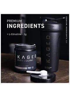 KAGED MUSCLE Premium L-Citrulline Powder, Enhance Muscle Pumps, Improve Muscle Vascularity, Nitric Oxide Booster, Citrulline, Unflavored, 100 Servings, White, 7.05 Ounce (Pack Of 1) (Km-Citp-200)  - Image 4