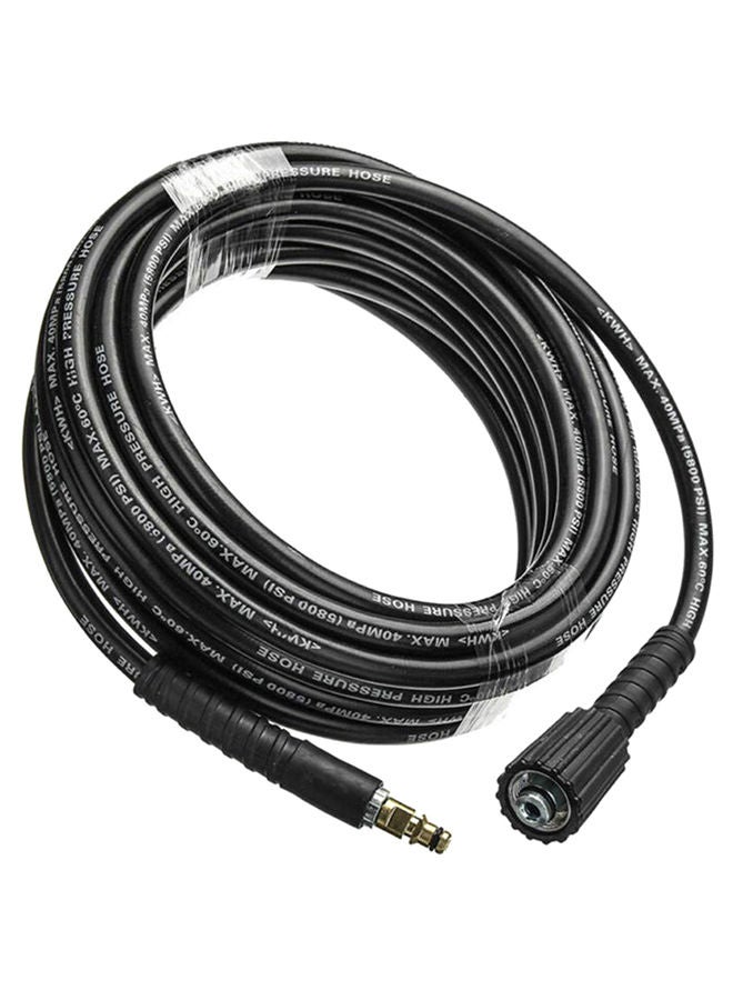 High Pressure Water Cleaning Hose Black 6meter