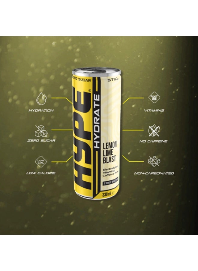 هايب هايدريت ليمون لايم ٦ × ٣٣٠ مل | مشروب إلكترولايت وفيتامينات بدون سكر - Image 2