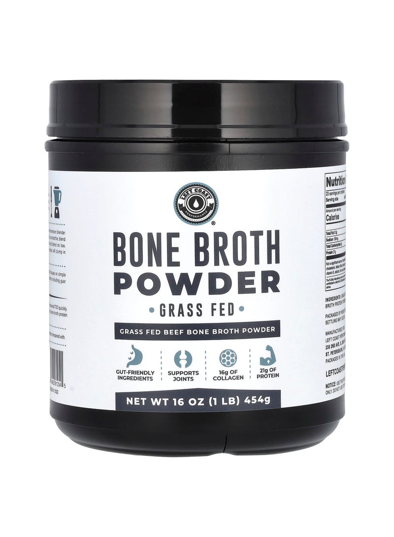 Bone Broth Powder, Beef, 16 oz (454 g)
