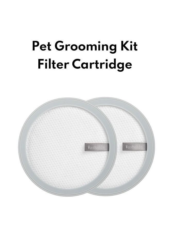 Homerunpet Homerunpet Filter Cartridge for Pet Grooming Kit, Filter Replacement for Fresh Air, 2 Packs  - Image 2