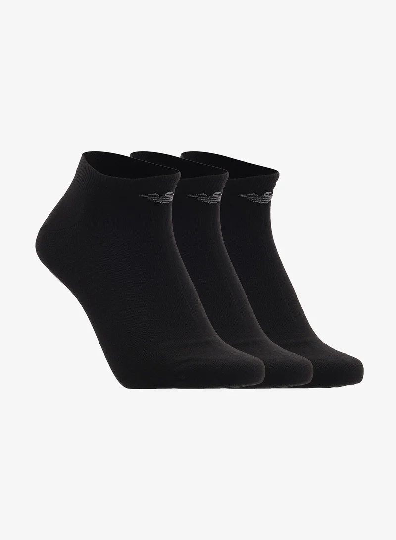 3 Pack Of Logo Ankle Socks