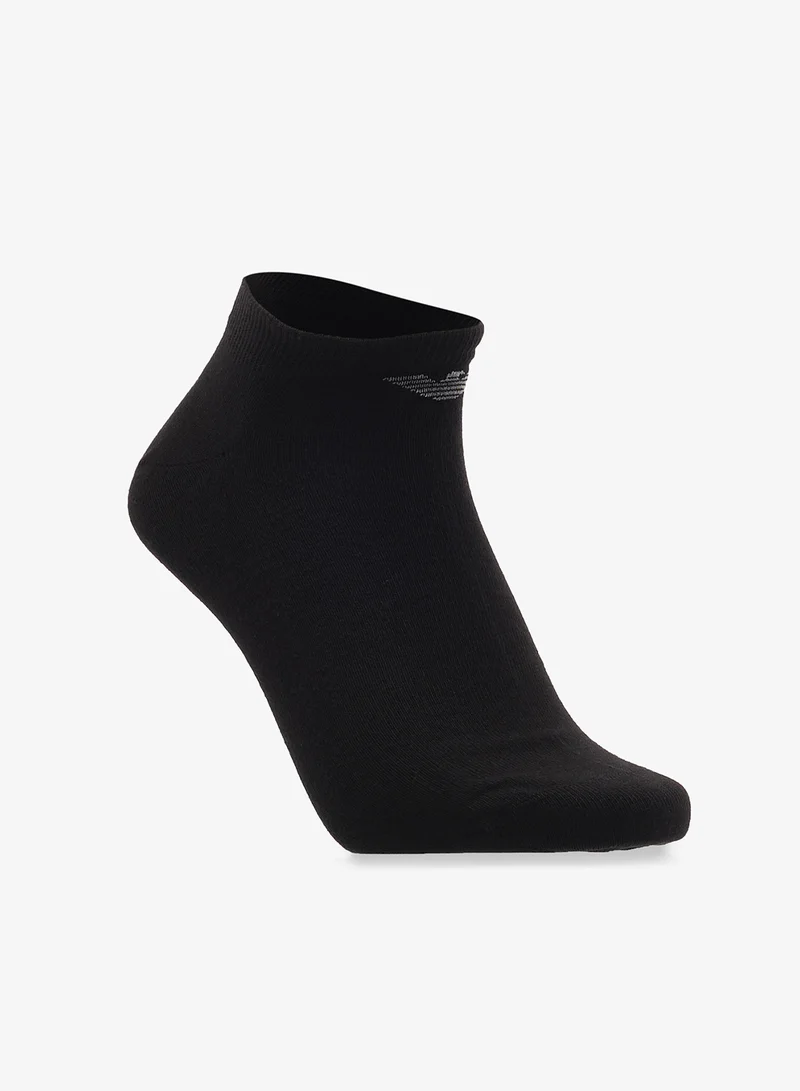 EMPORIO ARMANI  3 Pack Of Logo Ankle Socks for Men | Best Price UAE