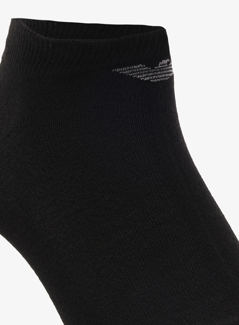 EMPORIO ARMANI  3 Pack Of Logo Ankle Socks for Men | Best Price UAE