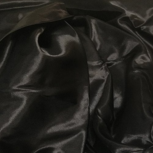 BACKGARDEN Ladies 20 Yard Elegant Satin Long Full Skirt for Ballroom Belly Dance Performance Costume Dress Black - Image 5