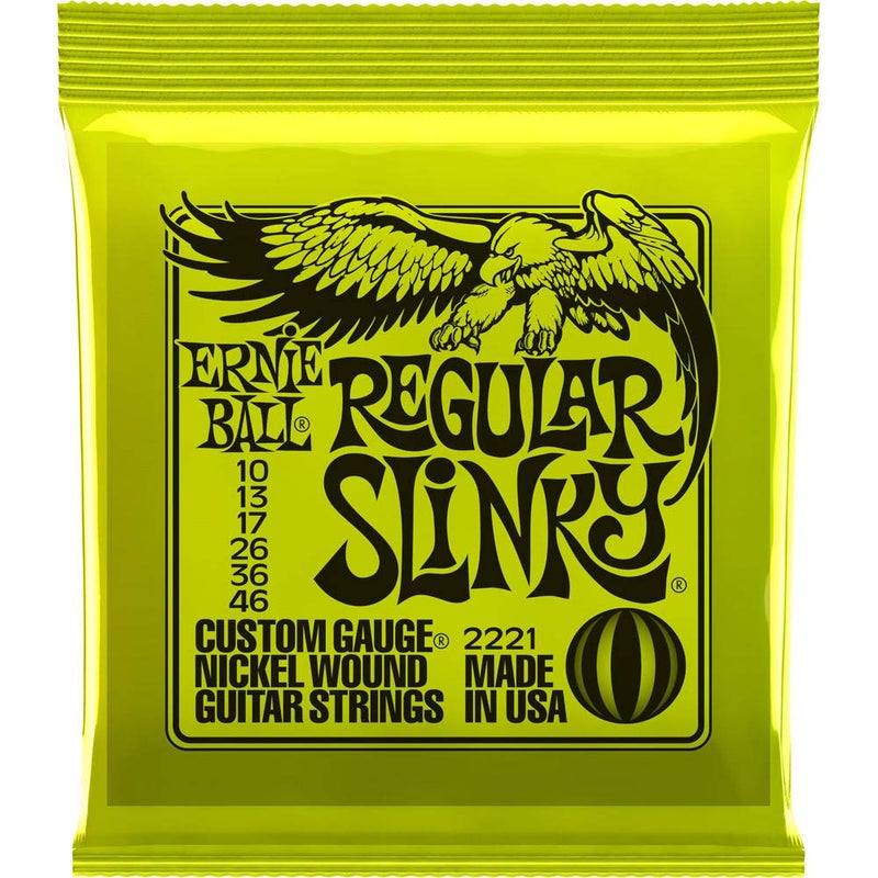 Ernie Ball 2221 Nickel Regular Slinky Electric Guitar Strings 3 Pack - Image 3