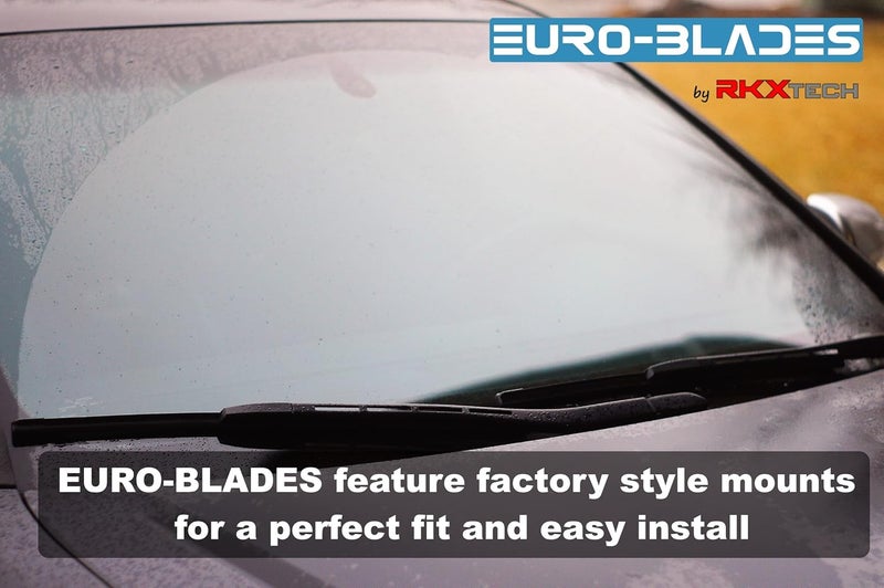 RKX Euro-Blades Front Windshield Wiper Blades Set of 2 (26" + 22") for VW Atlas - Image 3