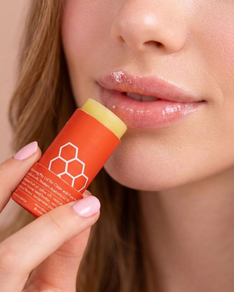 Clean & Pure Pawpaw Lip Balm – 100% Natural with Pawpaw & Olive Oil, Hydrates, Soothes & Repairs Dry Lips, 6g - Image 4