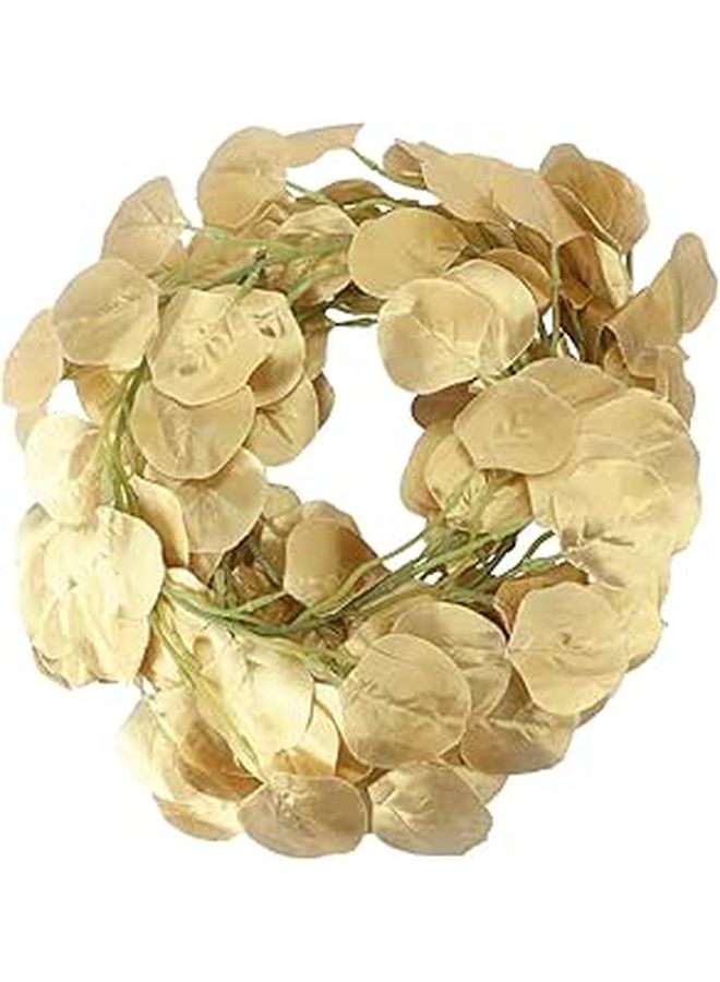 Glitter Eucalyptus Garland Wedding Decoration Hanging Ornament for Party Banquet Reception - Image 1