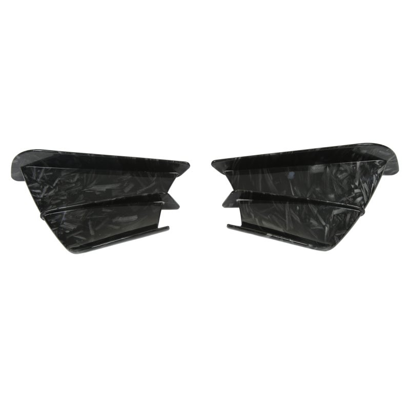Motorcycle Winglet Marble Grain Motorcycle Side Spoiler Fit For R1 R3 R25 NINJA400 Z900 CBR650 - Aerodynamic Wing Three Dimensional Curve Design Increases Downforce - Motorcycle Fairing Winglets Made - Image 4
