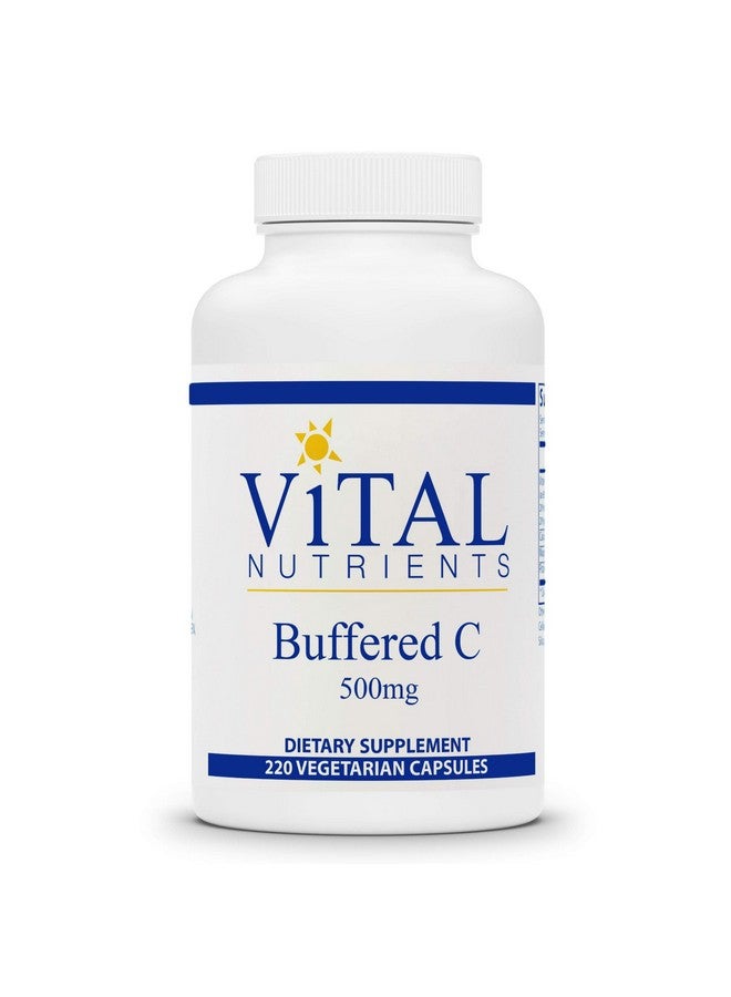 Vital Nutrients Buffered C Gentle Vitamin C For Sensitive Individuals 220 Vegetarian Capsules Per Bottle 500 Mg - Image 2
