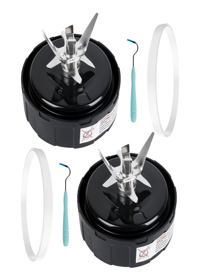 SYWAN 7 Fins Blender Replacement Parts, Only Compatible with Ninja Nutri Foodi Power Blender SS151 TWISTi DUO SS300 SS300C SS351 SS351C SS351TGT SS400 SS401 CO351B SS100 SS101 SS101C SS101TGT - Image 1