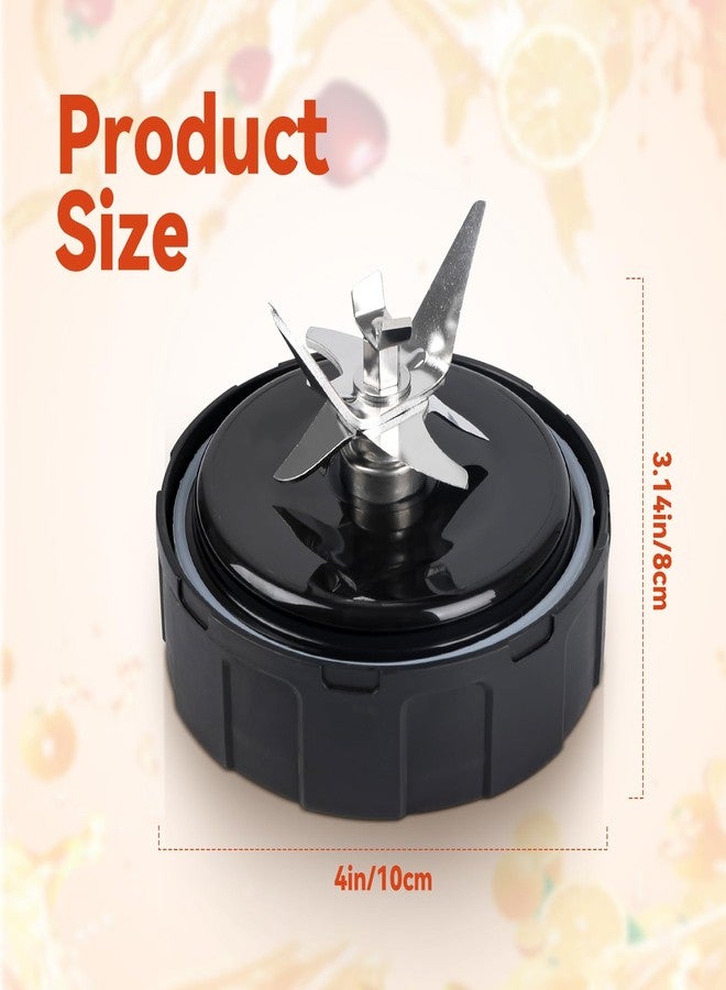 SYWAN 7 Fins Blender Replacement Parts, Only Compatible with Ninja Nutri Foodi Power Blender SS151 TWISTi DUO SS300 SS300C SS351 SS351C SS351TGT SS400 SS401 CO351B SS100 SS101 SS101C SS101TGT - Image 2