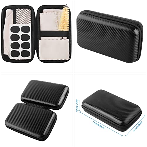 Eison Saxophone Cleaning Kits with Case for Sax and Clarinet Flute Trumpet Instruments,8PCS Saxophone Mouthpiece Cushion,Mouthpiece Brush Microfiber Cleaning Cloth（Beige） - Image 2