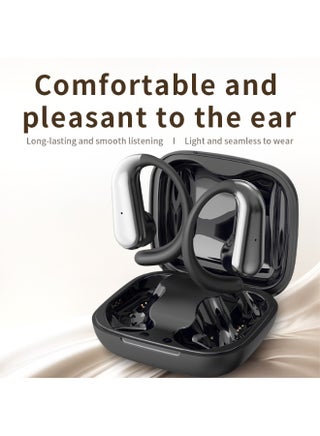 ER256 Wireless Earbuds, Bluetooth 5.4, 30H Playtime, Sweatproof, Secure Fit for Sport, Hi-Fi Sound with Cashmere Diaphragm-Black - view 4