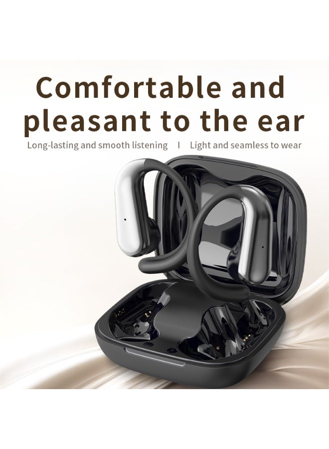 Erazer ER256 Wireless Earbuds, Bluetooth 5.4, 30H Playtime, Sweatproof, Secure Fit for Sport, Hi-Fi Sound with Cashmere Diaphragm-Black - Image 4