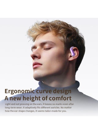 ER256 Wireless Earbuds, Bluetooth 5.4, 30H Playtime, Sweatproof, Secure Fit for Sport, Hi-Fi Sound with Cashmere Diaphragm-Black - view 5