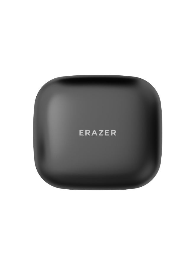 Erazer ER256 Wireless Earbuds, Bluetooth 5.4, 30H Playtime, Sweatproof, Secure Fit for Sport, Hi-Fi Sound with Cashmere Diaphragm-Black - Image 3