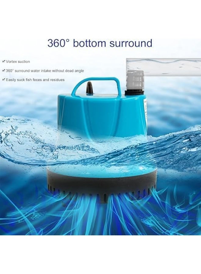 55W Submersible Water Pump High Efficiency Continuous Flow | Waterproof Water Pump for Aquarium, Fish Tank, Fountain, Pond, Waterfall, Garden & Water Circulation - Image 1