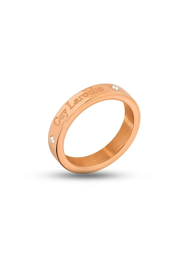 Guy Laroche Guy Laroche Aurore Rose Gold Finger Ring for Women 52 mm