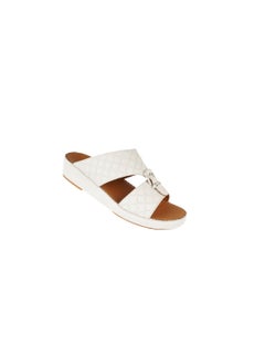 Barjeel Mens Arabic Sandals White