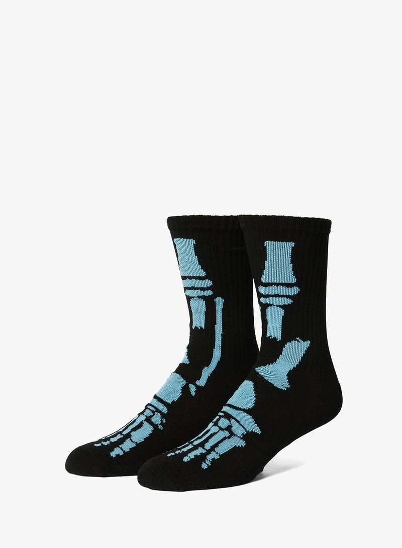 HUF OUT FOR THE SEASON CREW SOCK - Image 1