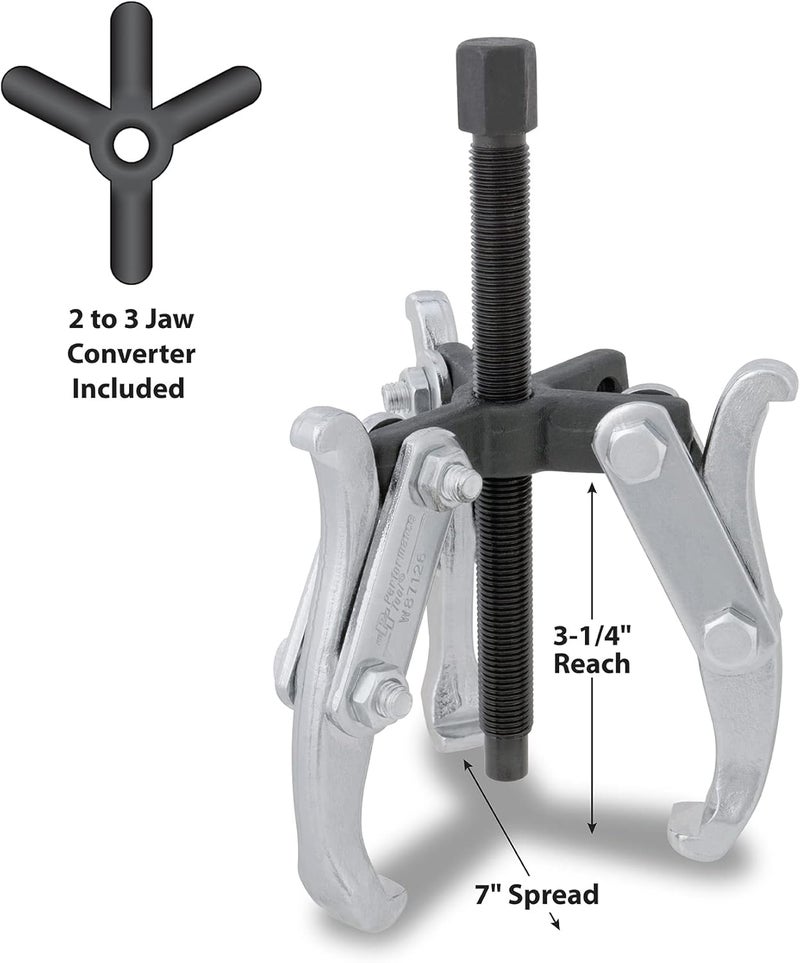 Performance Tool W87126 2/3 Jaw Gear Puller - Image 3