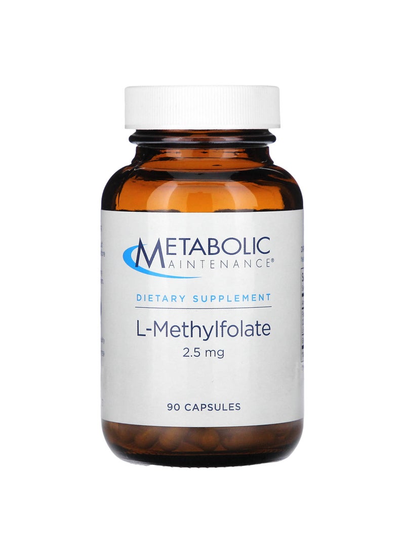 L-Methylfolate, 2.5 mg, 90 Capsules