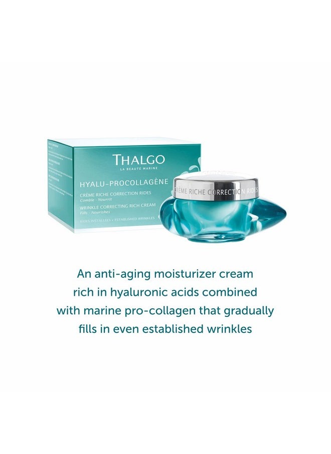 Thalgo Wrinkle-Correcting Rich Cream - Advanced Anti-Aging Cream For Deep Nutrition And Wrinkle Reduction - 50Ml  - Image 2