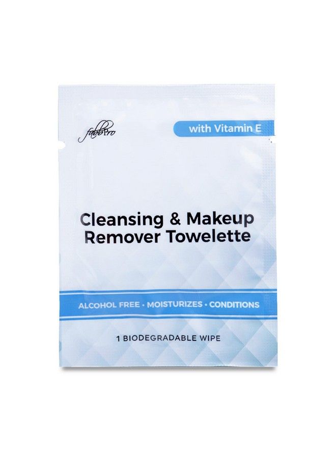 FABBPRO Cleansing & Makeup Remover Towelette With Vitamin E Alcoholfree Heavy Face Cleansing Wipes Exfoliating Makeup Remover Wipes Biodegradable & Eco Friendly Make Up Remover Face Wipes Pack Of 50 - Image 1