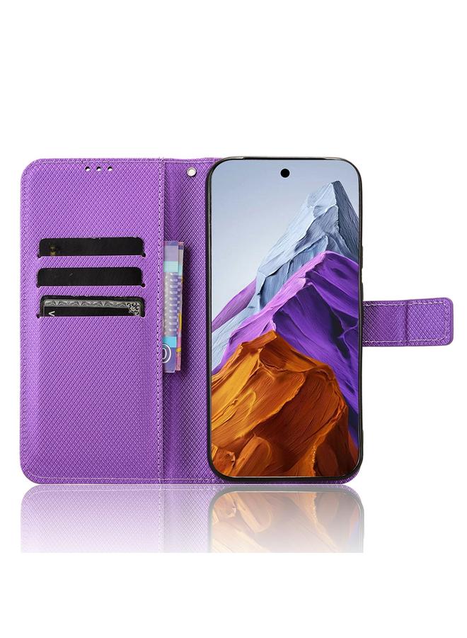 S-TOP Case For Google Pixel 9 Pro Diamond Texture Leather Phone Case - Image 4