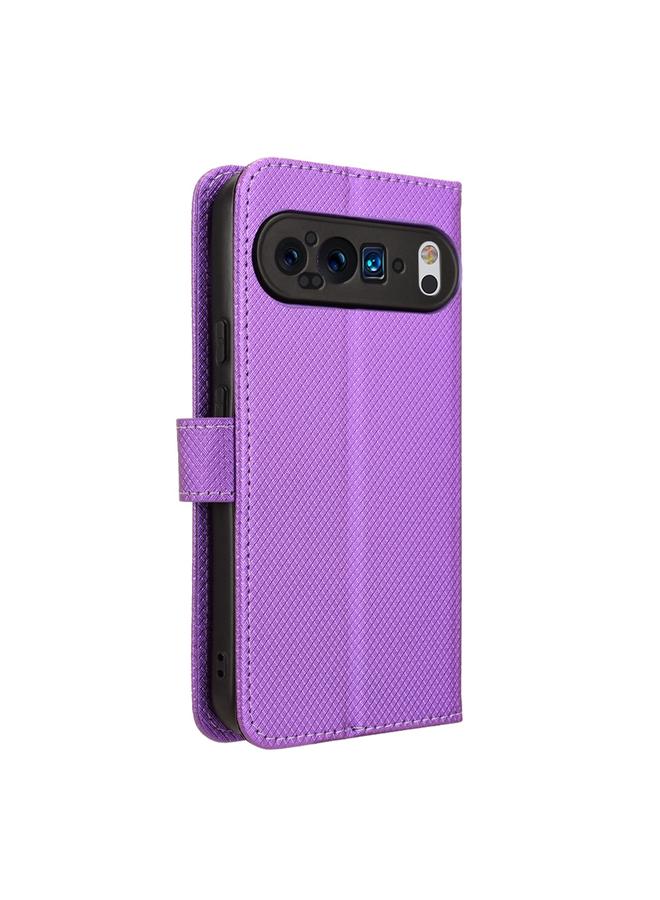 S-TOP Case For Google Pixel 9 Pro Diamond Texture Leather Phone Case - Image 3