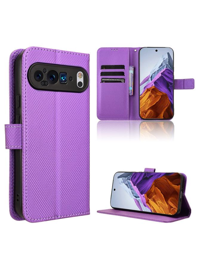 S-TOP Case For Google Pixel 9 Pro Diamond Texture Leather Phone Case - Image 1