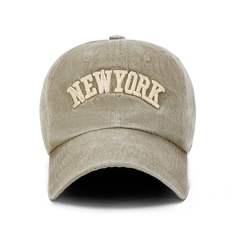 New Washed Coating Baseball Cap Adjustable Fashion Unisex Black - Image 4