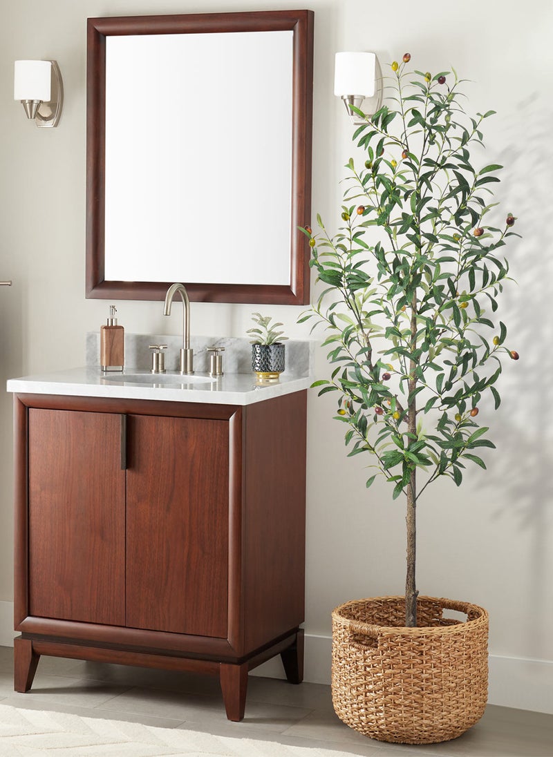 Sharpdo Home Interior Artificial Green Plant Decoration, Olive Tree 160cm - Image 3