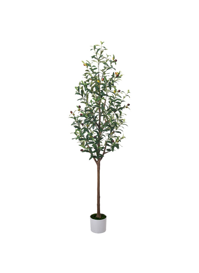 Sharpdo Home Interior Artificial Green Plant Decoration, Olive Tree 160cm - Image 1