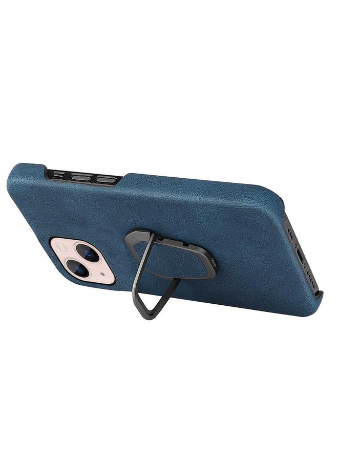 S-TOP Case For iPhone 14 Ring Holder PU Phone Case - Image 3