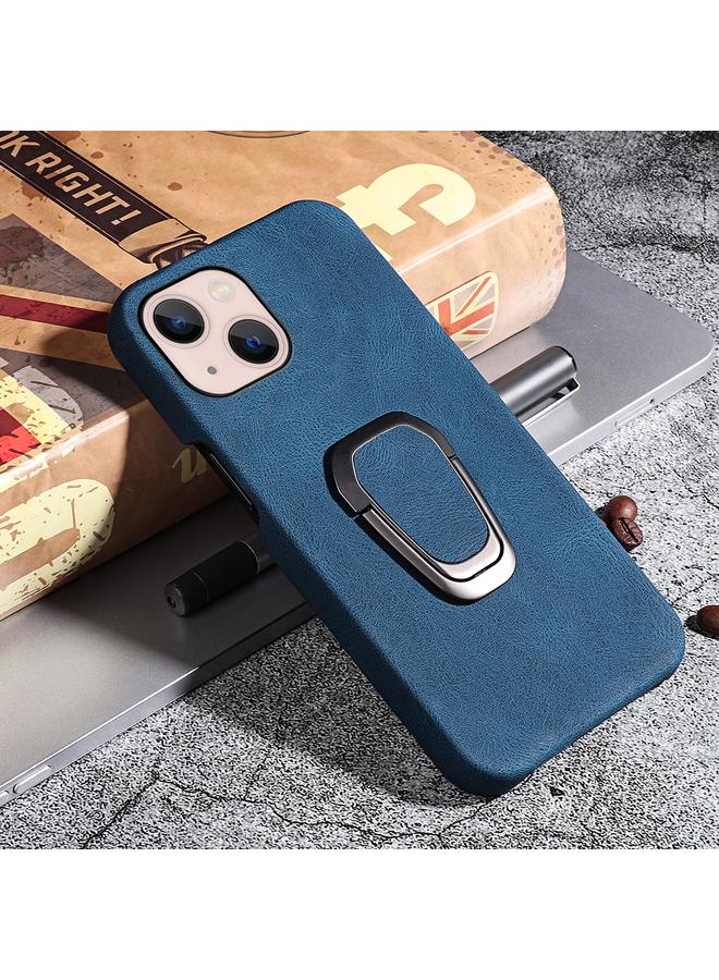 S-TOP Case For iPhone 14 Ring Holder PU Phone Case - Image 5
