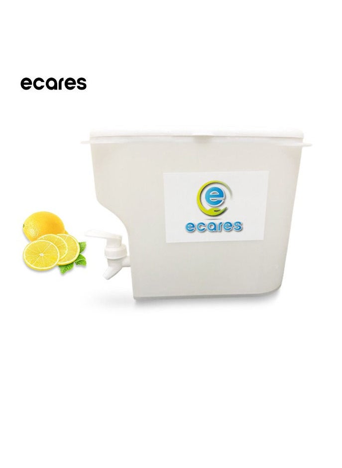 ECARES - ECARES® Cold Kettle with Faucet in Refrigerator, Iced Beverage Dispenser in Refrigerator with Spigot, Large Capacity Cold Water Pitcher, Fruit Drink Dispenser, Beverage Container for Kitchen Home Party Bar and Daily Use. - Image 1