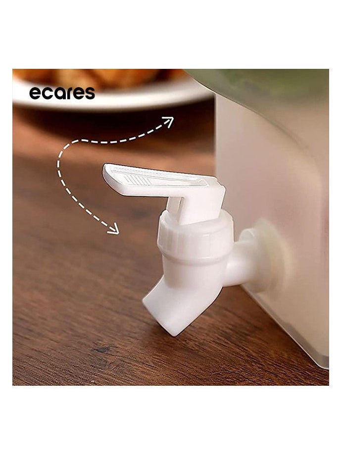 ECARES - ECARES® Cold Kettle with Faucet in Refrigerator, Iced Beverage Dispenser in Refrigerator with Spigot, Large Capacity Cold Water Pitcher, Fruit Drink Dispenser, Beverage Container for Kitchen Home Party Bar and Daily Use. - Image 1