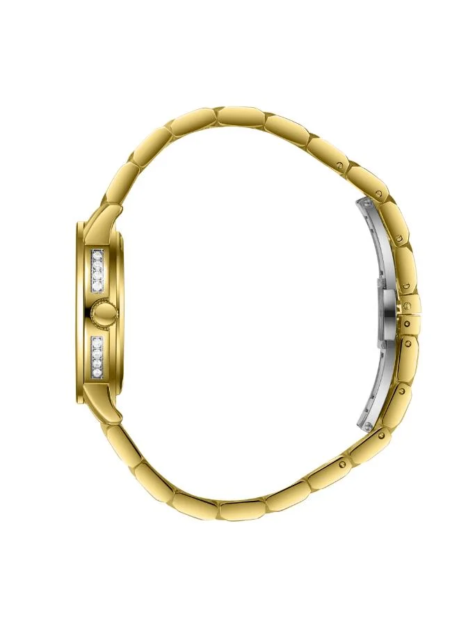 BEVERLY HILLS POLO CLUB BEVERLY HILLS POLO CLUB BP3670C.170 Women's Analog Display Watch & Metal Strap Gold