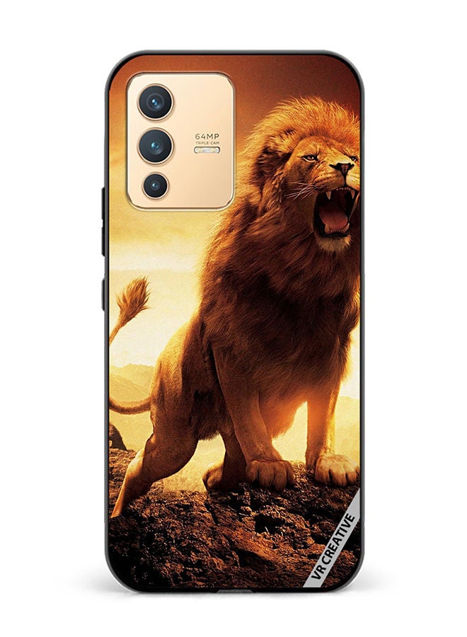 VR CREATIVE Protective Case Cover For Vivo V23 5G Lion King Design Multicolour - Image 1