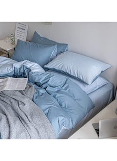 llwoo King Size Bedsheet Duvet Cover 6pcs, 100% Natural Cotton Bedding Set Comfortable and Cozy Duvet Cover with 4 Pillow Covers  - Image 4