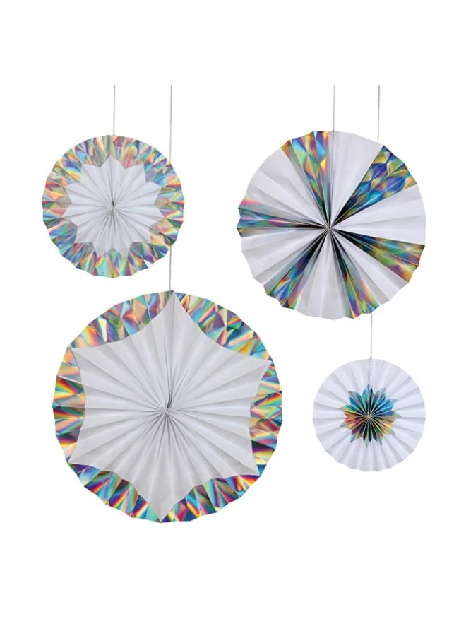 Meri Meri Giant Holographic Silver Foil Pinwheels