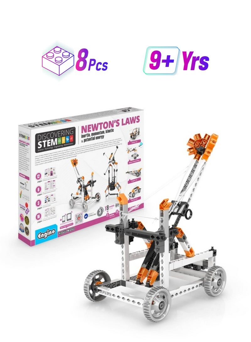 Engino- STEM Toys, Construction Toys for Kids 9+, Newton's Laws Inertia, Kinetic & Potential Energy, Educational Toys, STEM Kits, Gifts for Boys & Girls (8 Model Options) - Image 1