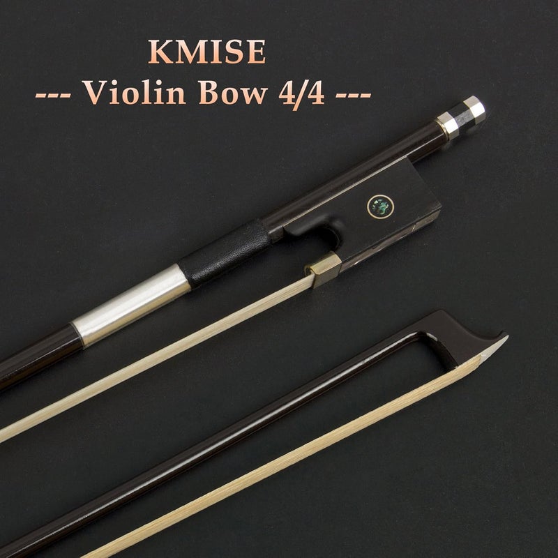 Kmise, 4-String Violin, Coffee, 4/4 Bow Carbon Fiber - Image 3